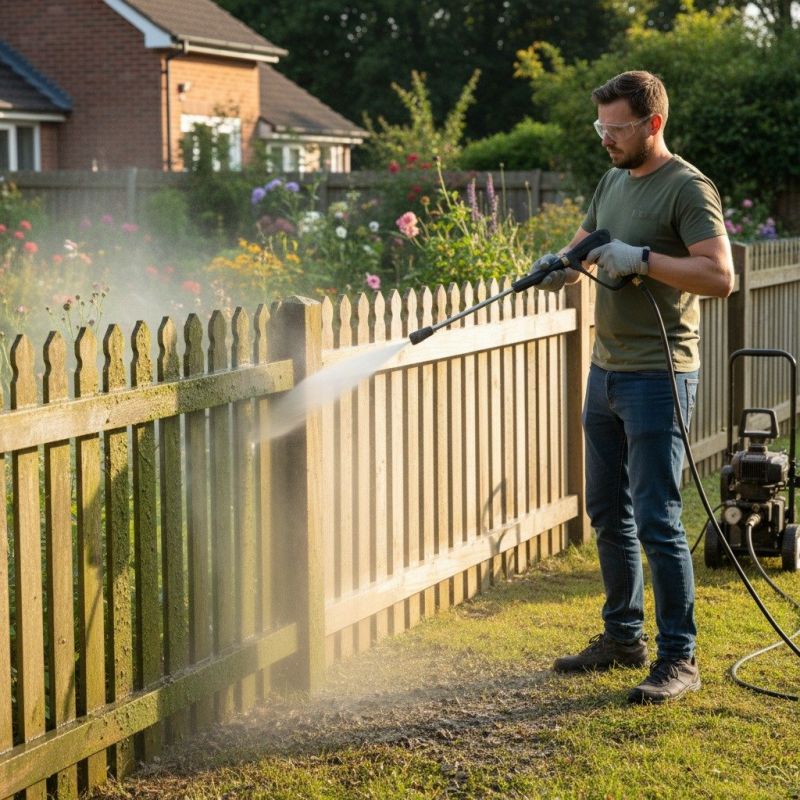 Iron Fence Cleaning