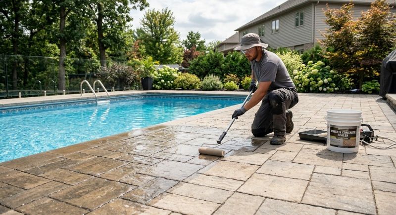 Concrete Patio Sealing in Alpharetta, GA