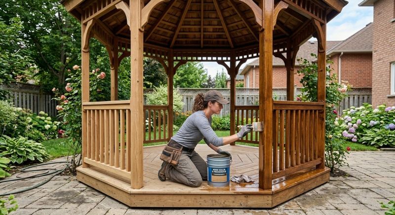 Gazebo Sealing in Alpharetta, GA