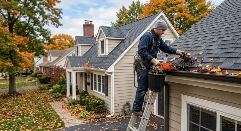 Gutter Leaf Clearing in Richmond, VA